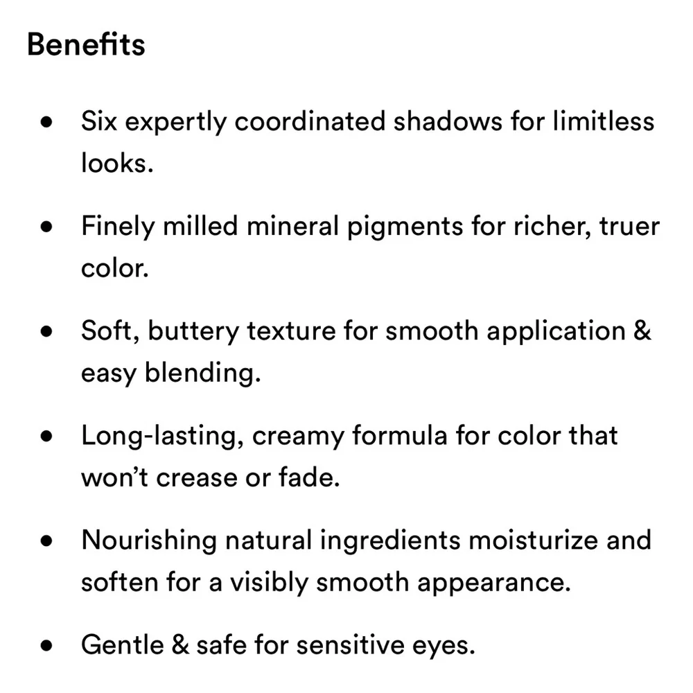 LAST 1! Jane Iredale Naturally Glam PurePressed Eyeshadow Palette NEW - Picture 7 of 9